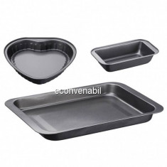 Set 3 forme teflonate pentru copt PH15492 foto