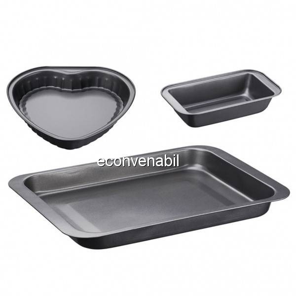Set 3 forme teflonate pentru copt PH15492 foto mare Set 3 forme teflonate pentru copt PH15492 foto mare