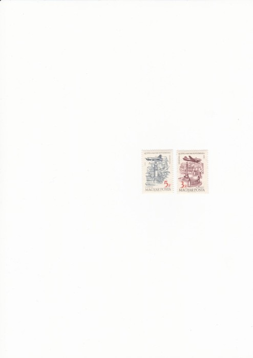 ungaria 1958 posta aeriana MNH foto mare ungaria 1958 posta aeriana MNH foto mare