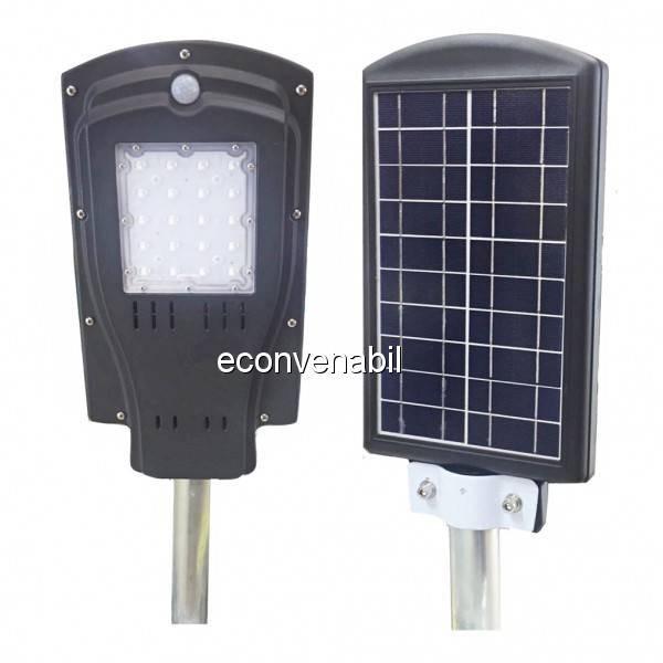 Corp de Iluminat Exterior 20LED 8W Solar cu Senzor Lumina si Miscare foto mare Corp de Iluminat Exterior 20LED 8W Solar cu Senzor Lumina si Miscare foto mare