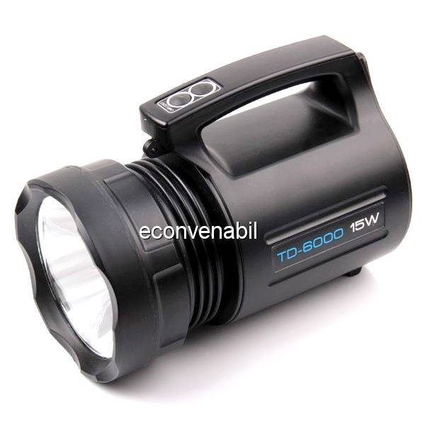Lanterna Profesionala LED 15W cu Acumulator 4V TD6000 foto mare Lanterna Profesionala LED 15W cu Acumulator 4V TD6000 foto mare
