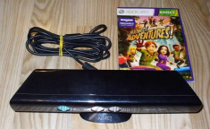 Senzor Kinect pentru Xbox 360 + Kinect Adventures foto