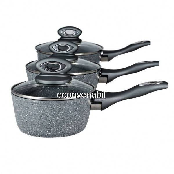 Set Vase Aluminiu Forjat, Marmorate, 3 Piese Salter BW02986G foto mare Set Vase Aluminiu Forjat, Marmorate, 3 Piese Salter BW02986G foto mare