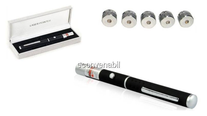 Laser pointer verde 50mw cu 4 capete diverse modele foto mare Laser pointer verde 50mw cu 4 capete diverse modele foto mare