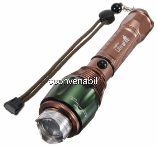 Lanterna Reincarcabila cu ZOOM CREE LED Powerlight foto mare Lanterna Reincarcabila cu ZOOM CREE LED Powerlight foto mare