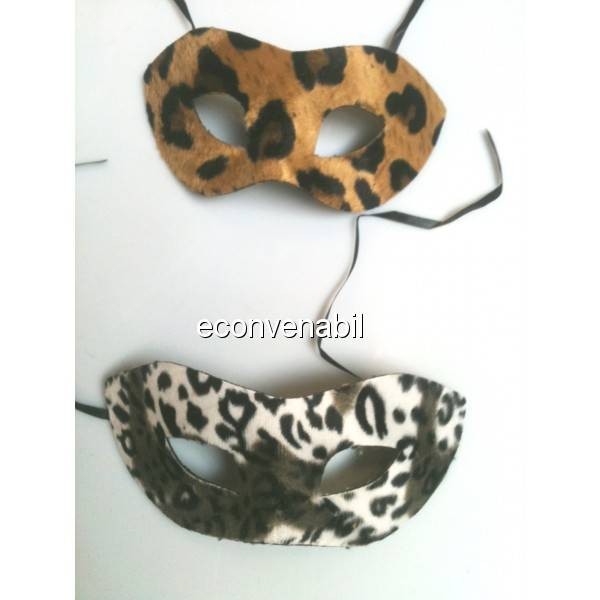 Masca Party si Bal Mascat Imprimeu Leopard foto mare Masca Party si Bal Mascat Imprimeu Leopard foto mare