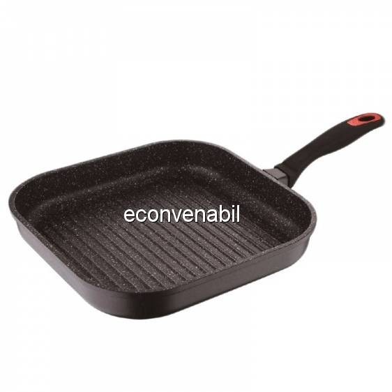 Tigaie grill marmorata Bergner BG8275 foto mare Tigaie grill marmorata Bergner BG8275 foto mare