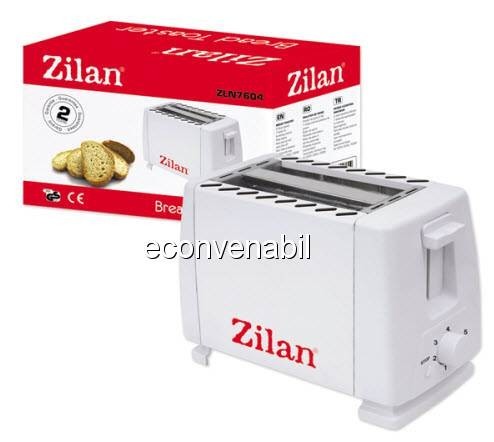 Toaster Prajitor de Paine 2 Felii Zilan ZLN7604 foto mare Toaster Prajitor de Paine 2 Felii Zilan ZLN7604 foto mare
