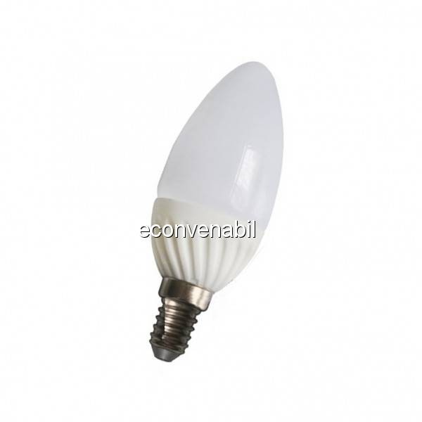 Bec cu LED 5W Alb Rece soclu E14 220V Glob tip Lumanare Mat TKO foto mare Bec cu LED 5W Alb Rece soclu E14 220V Glob tip Lumanare Mat TKO foto mare