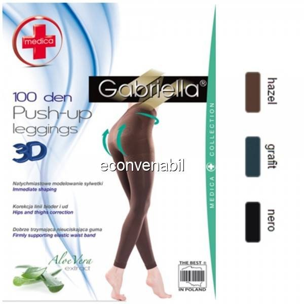 Colanti Egari Gabriella Leggings Medica Push-up 3D Aloe Vera 100 DEN 172 foto mare Colanti Egari Gabriella Leggings Medica Push-up 3D Aloe Vera 100 DEN 172 foto mare