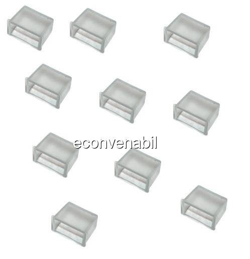 Set 10 Capace tip Dop Pentru Furtun Luminos cu Banda Led foto mare Set 10 Capace tip Dop Pentru Furtun Luminos cu Banda Led foto mare