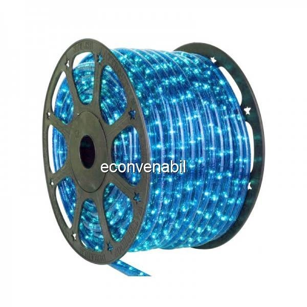Furtun Luminos 100m 2600 LEDuri Albastre CL foto mare Furtun Luminos 100m 2600 LEDuri Albastre CL foto mare