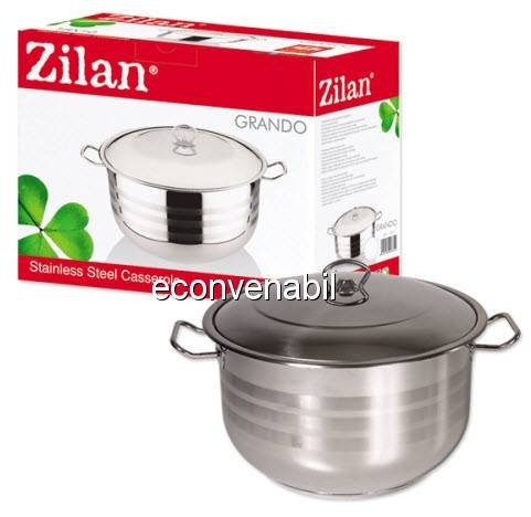 Oala Inox cu Capac Metalic 5.80L Zilan Grando ZLN7345 foto mare Oala Inox cu Capac Metalic 5.80L Zilan Grando ZLN7345 foto mare