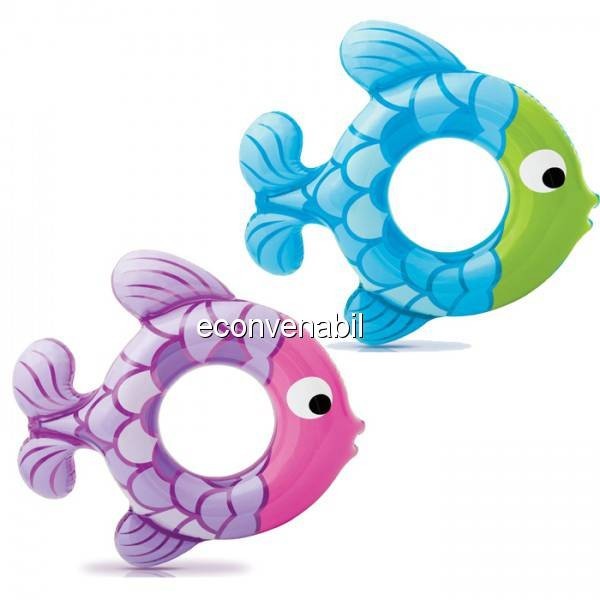 Colac inot gonflabil copii Peste Intex 59222NP 77x76cm foto mare Colac inot gonflabil copii Peste Intex 59222NP 77x76cm foto mare