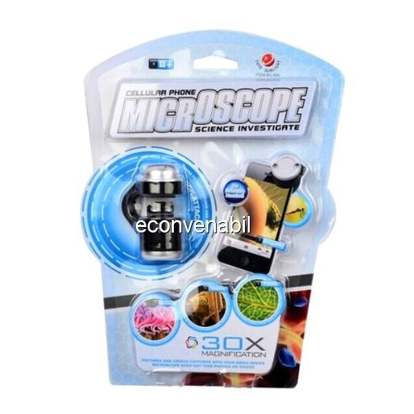 Microscop 30X pentru Camera Smartphone foto mare Microscop 30X pentru Camera Smartphone foto mare