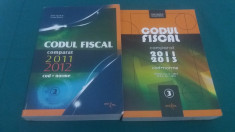 CODUL FISCAL COMPARAT 2011 2012*2011-2013/COD +NORME/ NICOLAE MANDOIU/ 2 VOL. foto