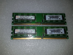 Memorie DDR2 2GB (1Gb x 2) HYNIX 1RX8 PC2-5300U-555 DDR2 - poze reale foto