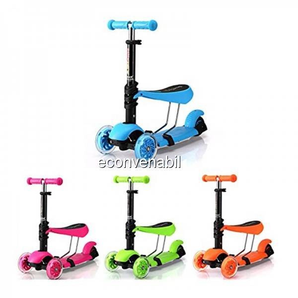 Trotineta Copii Micro Scooter 3in1 2-7 Ani 25Kg foto mare Trotineta Copii Micro Scooter 3in1 2-7 Ani 25Kg foto mare