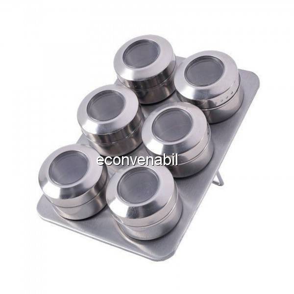 Set magnetic pentru condimente 7 piese Bohmann BH7817 foto mare Set magnetic pentru condimente 7 piese Bohmann BH7817 foto mare