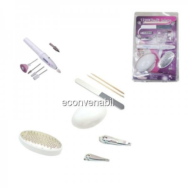 Set Manichiura Pedichiura 12 Piese Pedi Mate foto mare Set Manichiura Pedichiura 12 Piese Pedi Mate foto mare