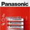 Panasonic baterii r03 aaa zinc carbon 4 buc la blister