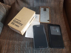 Samsung Galaxy S5 NEO ** full box - 2 huse - garantie ** foto
