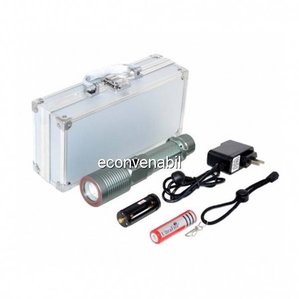 Lanterna LED 5W Zoom Focalizare Motorizata incarcare Magnetica ZL20122 foto mare Lanterna LED 5W Zoom Focalizare Motorizata incarcare Magnetica ZL20122 foto mare