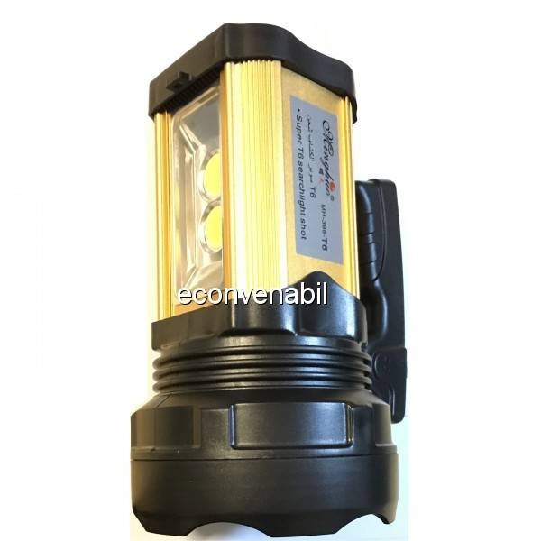 Lanterna LED T6 15W + 20W COB LED 398 cu Acumulator si USB foto mare Lanterna LED T6 15W + 20W COB LED 398 cu Acumulator si USB foto mare