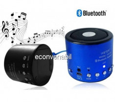 Mini Boxa Bluetooth cu Radio si MP3 pentru Telefoane Mobile WSQ9 foto