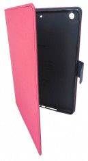 Husa tip carte Mercury Goospery Fancy Diary roz + bleumarin pentru Apple iPad Air foto