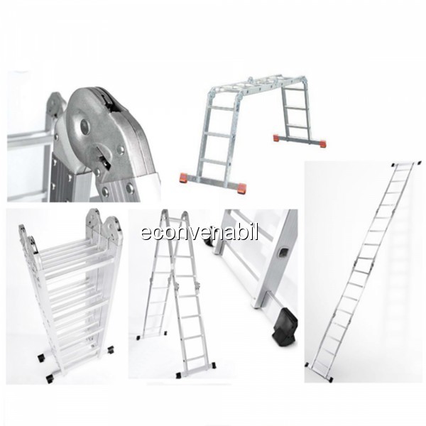 Scara modulara 4 tronsoane aluminiu 2.7m Zilan ZLN6279 foto mare Scara modulara 4 tronsoane aluminiu 2.7m Zilan ZLN6279 foto mare
