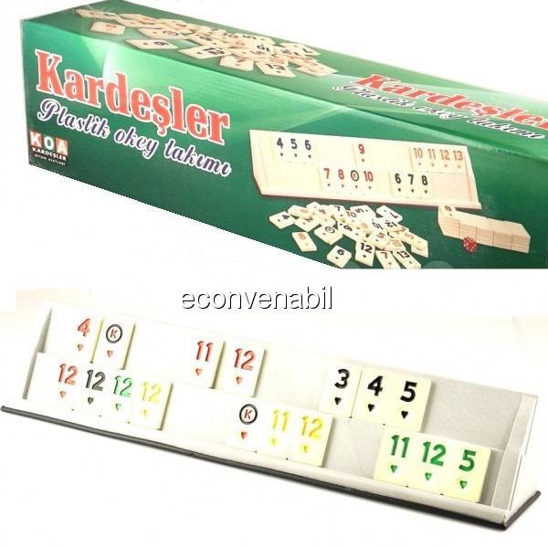 Joc Rummy Plastic Kardesler Okey foto mare Joc Rummy Plastic Kardesler Okey foto mare