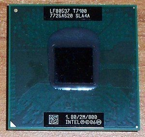 Procesor Laptop Intel Core2Duo T7100 1800Mhz/2M Cache/ FSB 800 foto mare Procesor Laptop Intel Core2Duo T7100 1800Mhz/2M Cache/ FSB 800 foto mare