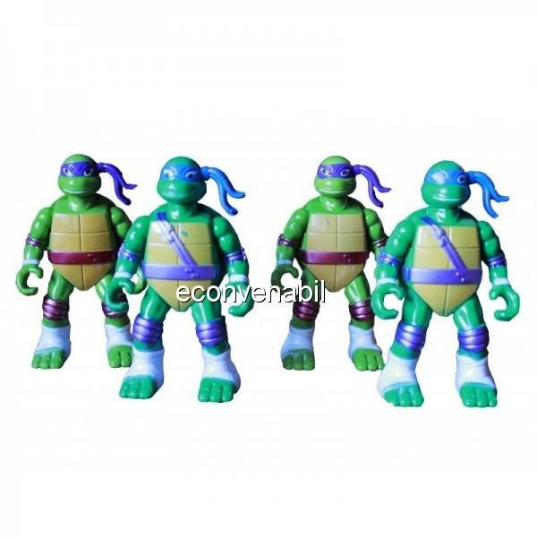 Set 4 Testoase Ninja din Plastic foto mare Set 4 Testoase Ninja din Plastic foto mare