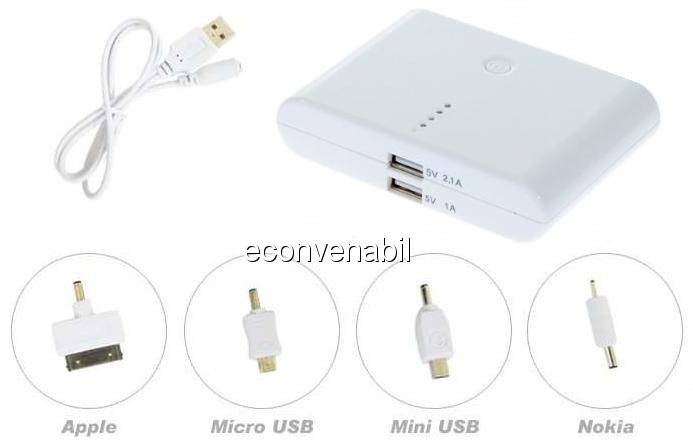 Baterie Externa Power Bank 12000 foto mare Baterie Externa Power Bank 12000 foto mare