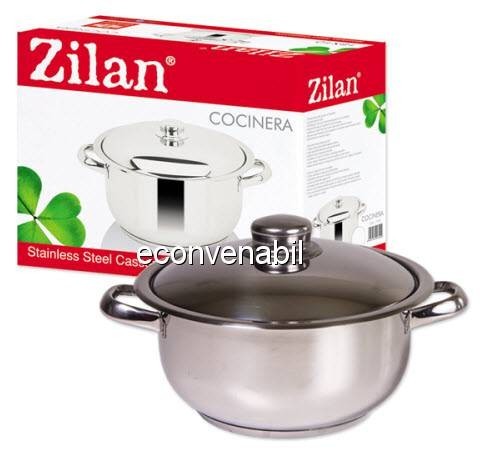 Oala Inox cu Capac 12L Zilan Cocinera ZLN7284 foto mare Oala Inox cu Capac 12L Zilan Cocinera ZLN7284 foto mare