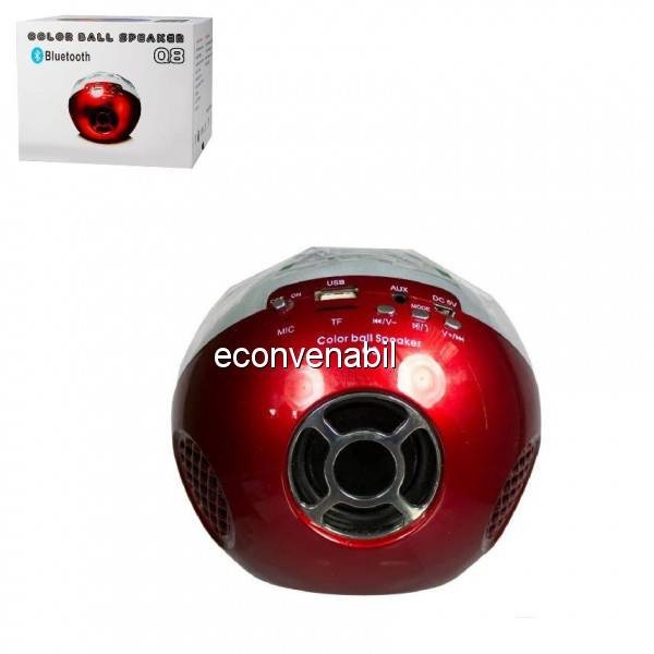 Mini Boxa Portabila cu Bluetooth MP3 si Radio FM Color Ball Speaker Q8 foto mare Mini Boxa Portabila cu Bluetooth MP3 si Radio FM Color Ball Speaker Q8 foto mare