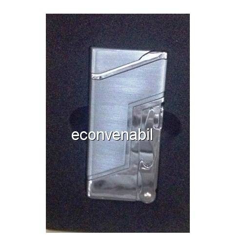 Bricheta AntiVant Metal Argintiu cu Desfacator foto mare Bricheta AntiVant Metal Argintiu cu Desfacator foto mare