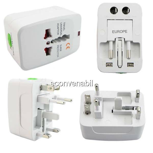 Adaptor Priza Universal pentru Calatorii foto mare Adaptor Priza Universal pentru Calatorii foto mare