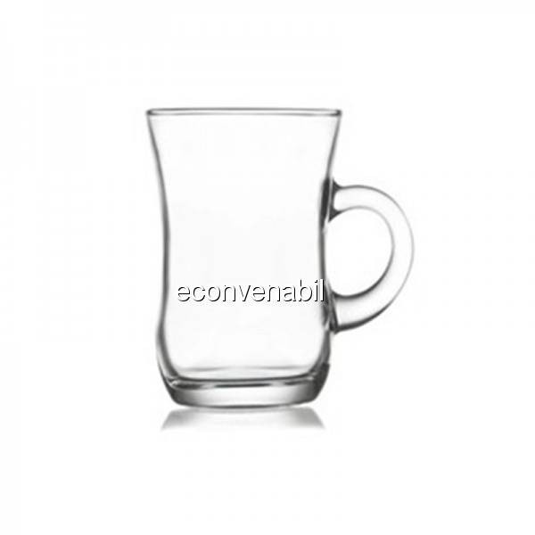 Pahar pentru ceai sticla 72 piese Yudum 402 95ml foto mare Pahar pentru ceai sticla 72 piese Yudum 402 95ml foto mare