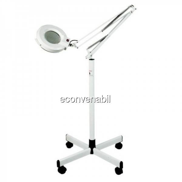 Lupa Cosmetica 5 Dioptrii si Lampa Neon Picior Mobil cu Roti foto mare Lupa Cosmetica 5 Dioptrii si Lampa Neon Picior Mobil cu Roti foto mare