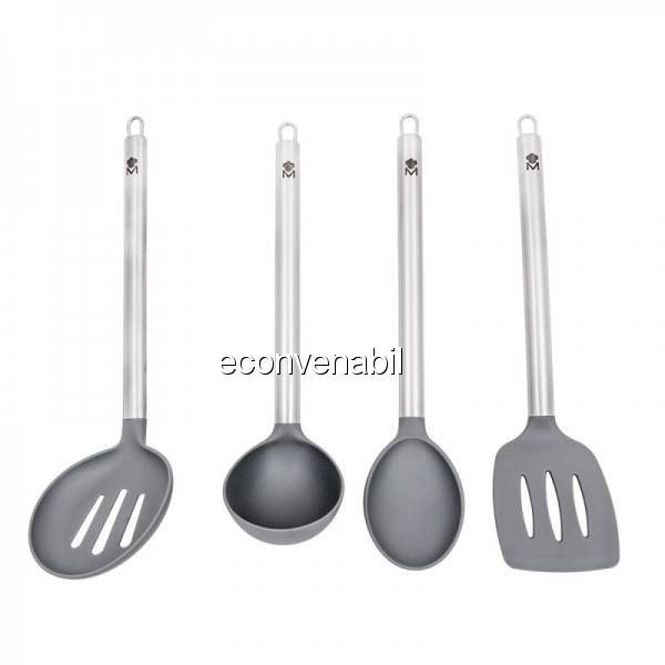 Set ustensile bucatarie 4 piese San Ignacio Masterpro SG1400 foto mare Set ustensile bucatarie 4 piese San Ignacio Masterpro SG1400 foto mare