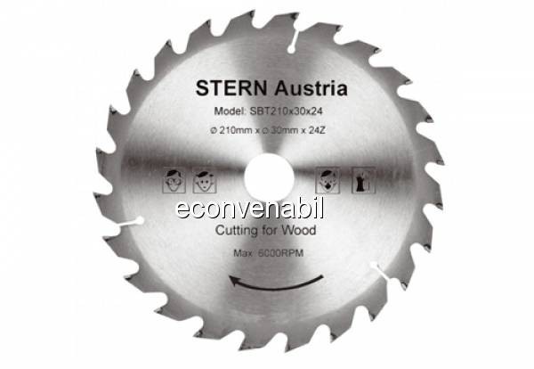 Disc taiere lemn pentru Fierastrau Circular Stern SBT160/24 foto mare Disc taiere lemn pentru Fierastrau Circular Stern SBT160/24 foto mare