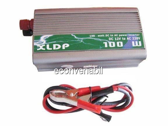 Invertor auto 100W foto mare Invertor auto 100W foto mare