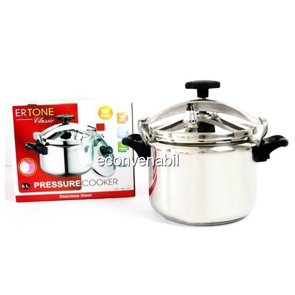 Oala sub Presiune Inox 6litri Ertone MN301 foto mare Oala sub Presiune Inox 6litri Ertone MN301 foto mare