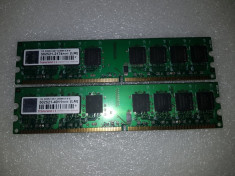 Memorie RAM 1Gb DDR2 667 Transcend 5-5-5 - poze reale foto