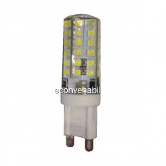 Bec LED 3W 48LED SMD Bulb 220V G9 Alb Rece foto