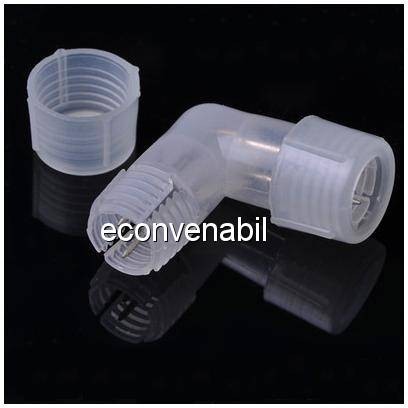 Conector tip L Pentru Furtun Luminos LED 2 Pini TO foto mare Conector tip L Pentru Furtun Luminos LED 2 Pini TO foto mare