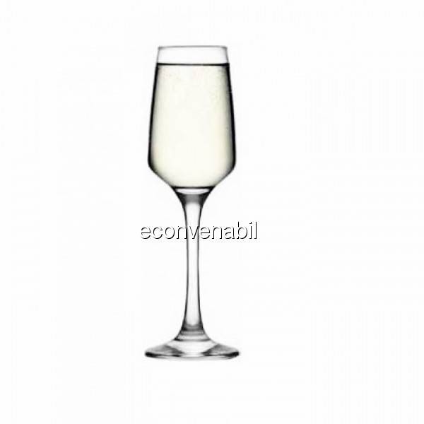Set 24 Pahare Sticla cu picior 230ml Sampanie Flute LAL 545 foto mare Set 24 Pahare Sticla cu picior 230ml Sampanie Flute LAL 545 foto mare