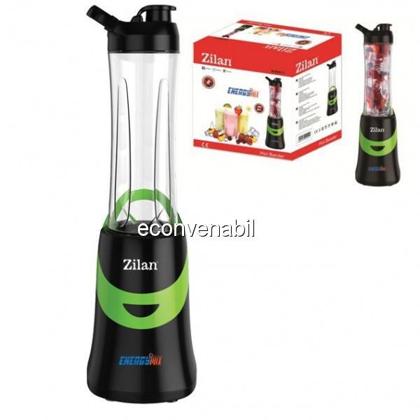 Blender cu Recipient Sport Portabil 600ml Zilan ZLN0511 foto mare Blender cu Recipient Sport Portabil 600ml Zilan ZLN0511 foto mare